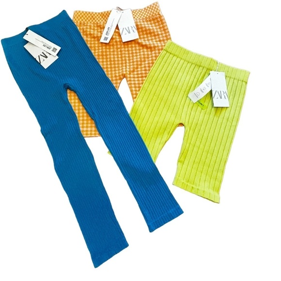 3 piece bundle, Zara women’s XS. Two shorts and one leggings, capris. New! - Picture 2 of 9